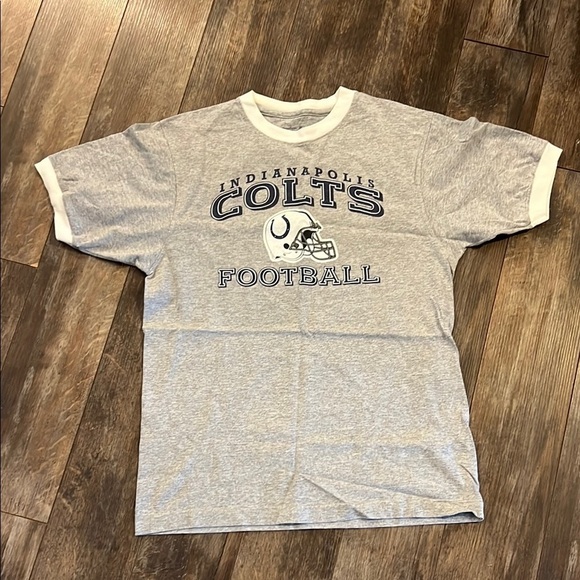 Reebok Colts- Gray Crew Neck Short Sleeve T-Shirt - Picture 1 of 10